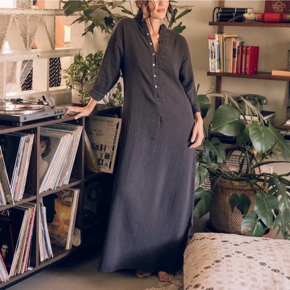 Odd Bird Kaftan Lounge Dress - Picture 1 of 9